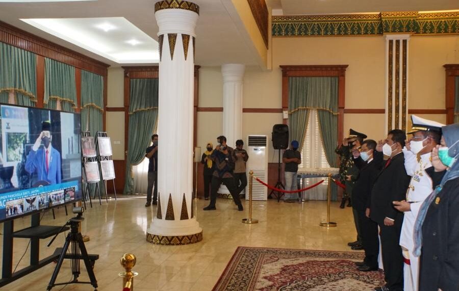 Danlantamal IV Hadiri Upacara Virtual Peringatan Hari Kesaktian Pancasila