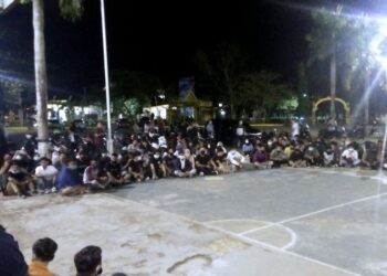 Mahasiswa Tanjungpinang Konsolidasi Sebelum Turun Aksi Tolak Omnibus Law