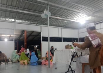 Bangunaan Masjid Baitul ‘Izzah Baru Seadanya, Peringati Maulid Nabi Muhamad SAW 1442 H Berjalan Baik