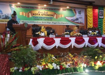 DPRD Kota Tanjungpinang Gelar Sidang Paripurna HUT Kota Otonom Tanjungpinang ke-19, Jadi Momentum Evaluasi Pembangunan