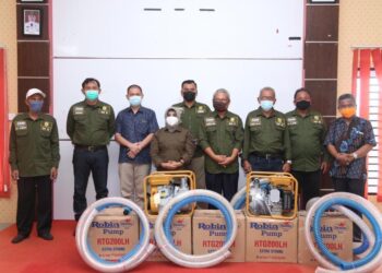 Beri Bantuan Mesin Pompa Air, Rahma: Ini Tahap Awal Antisipasi Banjir