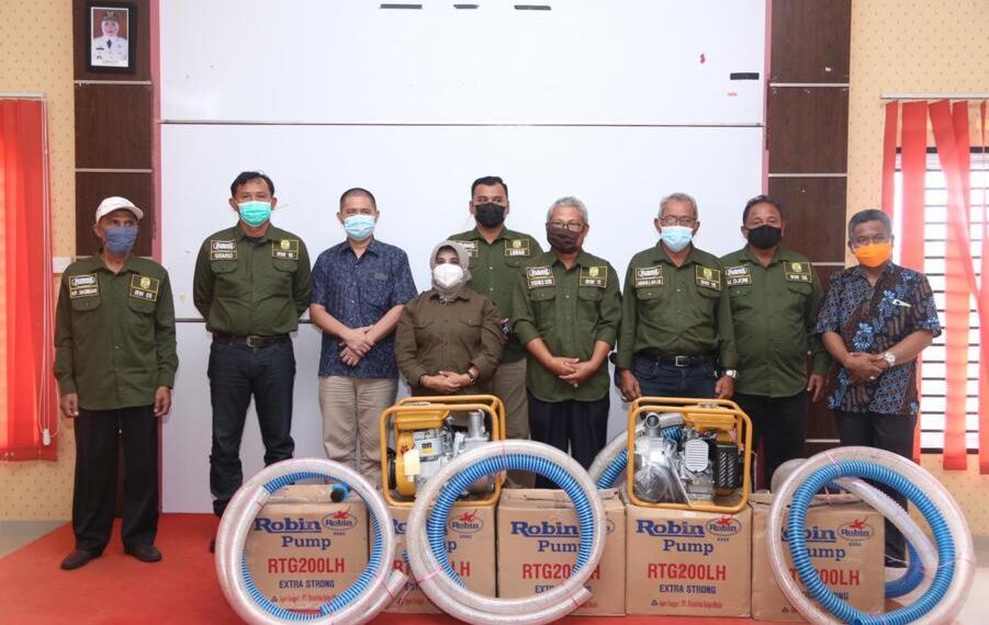 Beri Bantuan Mesin Pompa Air, Rahma: Ini Tahap Awal Antisipasi Banjir