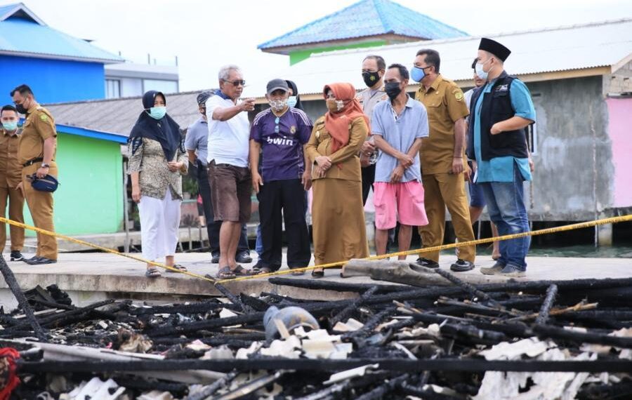 Rumah Warga Terbakar, Walikota Cepat Tanggap dan Beri Bantuan