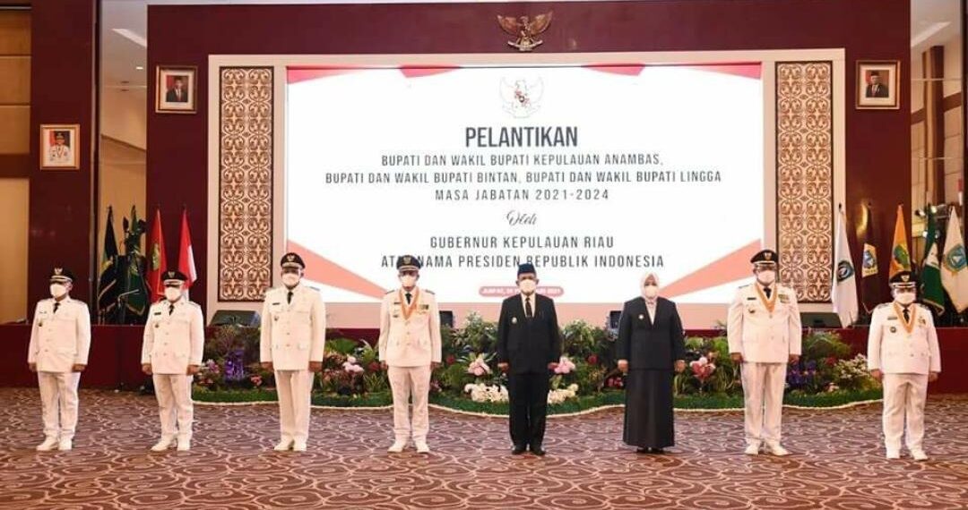 Setelah Dilantik Presiden, Gubernur Kepri Lantik Tiga Bupati dan Wakil Bupati Sekaligus