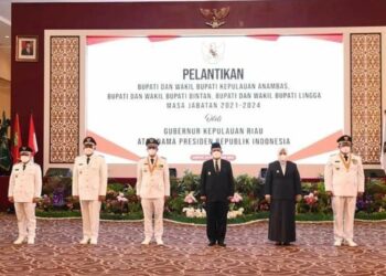 Setelah Dilantik Presiden, Gubernur Kepri Lantik Tiga Bupati dan Wakil Bupati Sekaligus