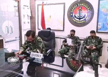 Danlantamal IV Ikuti Taklimat Awal Wasrik BPK RI