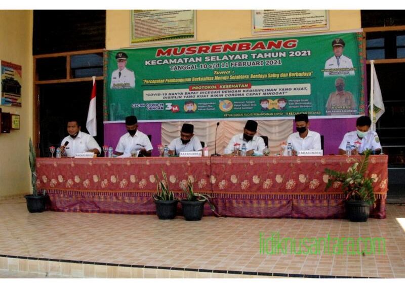 Musrenbang Kecamatan Selayar Resmi Dibuka Oleh PLT Sekda Lingga