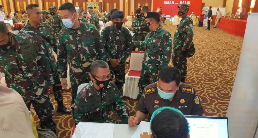 Wadanlantamal IV Terima Vaksin Sinovac Tahap II Termin 1 di Kepri