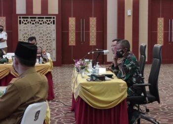 Wadanlantamal IV Hadiri Rakor Penegakan Prokes pada Pelabuhan