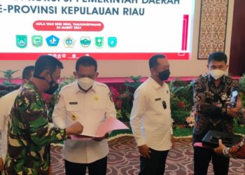 Danlantamal IV Hadiri Rakor Pencegahan Korupsi dengan KPK RI
