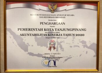 Pemko Tanjungpinang peroleh penghargaan SAKIP predikat BB