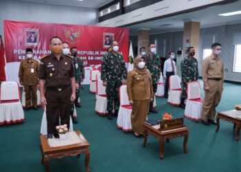 Wali Kota bersama Forkopimda Ikuti Rakor Kepala Daerah oleh Presiden RI