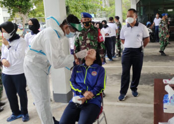 Pasca Idul Fitri, Lantamal IV Gelar Rapid Test Antigen