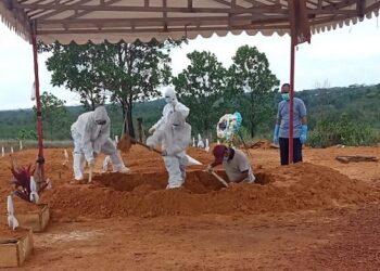 Proses pemakaman jenazah positif Covid-19