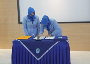 Ny. Puji Basuki Resmi Jabat Ketua Cabang 6 Korcab IV DJA I