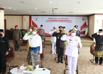 Melalu Virtual, Wadanlantamal Hadiri Peringatan Hari Lahir Pancasila di Batam