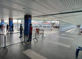 Pembangunan trastel terminal penumpang di pelabuhan sri bintan pura tanjungpinang