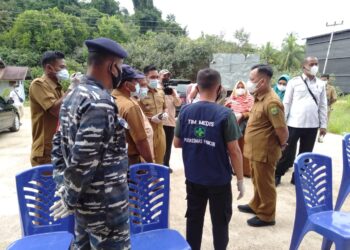 Satgas Covid-19 Kecamatan Lingga Utara, Imbau Masyarakat Pancur Patuhi Prokes