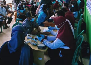 Jaga Ketahanan Antibodi, Desa Persiapan Air Batu Gelar Vaksinasi