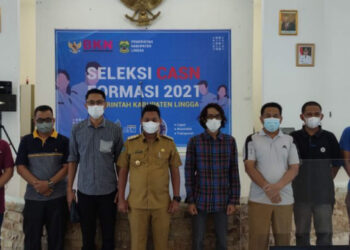 Pastikan Kesiapan Tes CASN 2021, Wabup Lingga Doakan Peserta Peroleh Hasil Maksimal