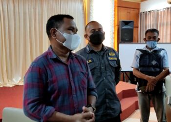 Korem 033/WP Silaturahmi dengan Media, Letkol Dominggus Lopes Sebagai Kasi Intel Baru