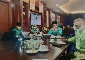 Pj. Sekda Kepri Rapat Pengendalian Harga Pangan Dengan Kemendagri