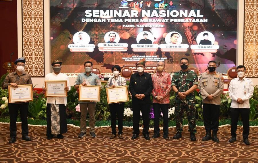 Gubernur Kepri Buka Seminar Nasional “Pers Merawat Perbatasan”