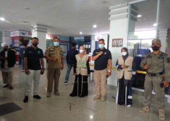 Satpol PP Kepri Turut Amankan Arus Mudik di Pelabuhan SBP