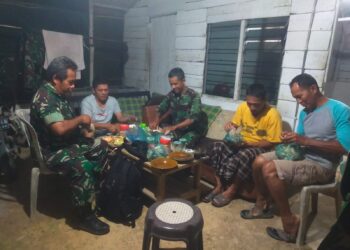 Dirumah Orang Tua Asuh, Momen Kenangan Satgas TMMD ke-113 