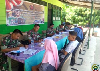 Hari ke-4, BLT Minyak Goreng dan Vaksin Oleh Koramil Jajaran Kodim 0318/Natuna Masih Ramai