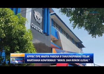 KPPBC Tipe Madya Pabean B Tanjungpinang Tolak Wartawan Konfirmasi “Mikol dan Rokok Ilegal”