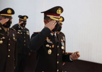 Kapolres Bintan Ikuti Upacara Peringatan Hari lahir Pancasila 2022 Secara Virtual