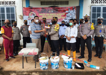 Hari Bhayangkara ke-76, Kapolresta Tanjungpinang dan Jajaran Gelar Bakti Sosial Religi