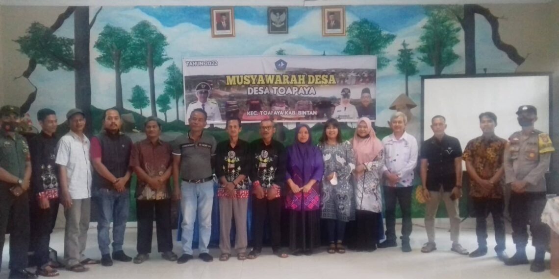 Pemdes Toapaya dan BPD Gelar Musdes RKPDes Tahun 2022