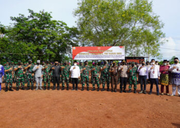 Danlanud RHF Hadiri Upacara Penutupan Serbuan Teritorial TNI 2022 Lantamal IV Tanjungpinang