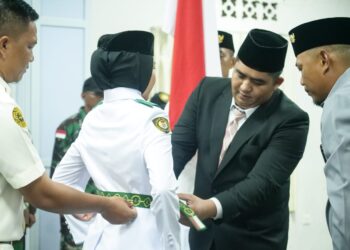 Plt Bupati Bintan Kukuhkan Paskibraka Bintan Tahun 2022