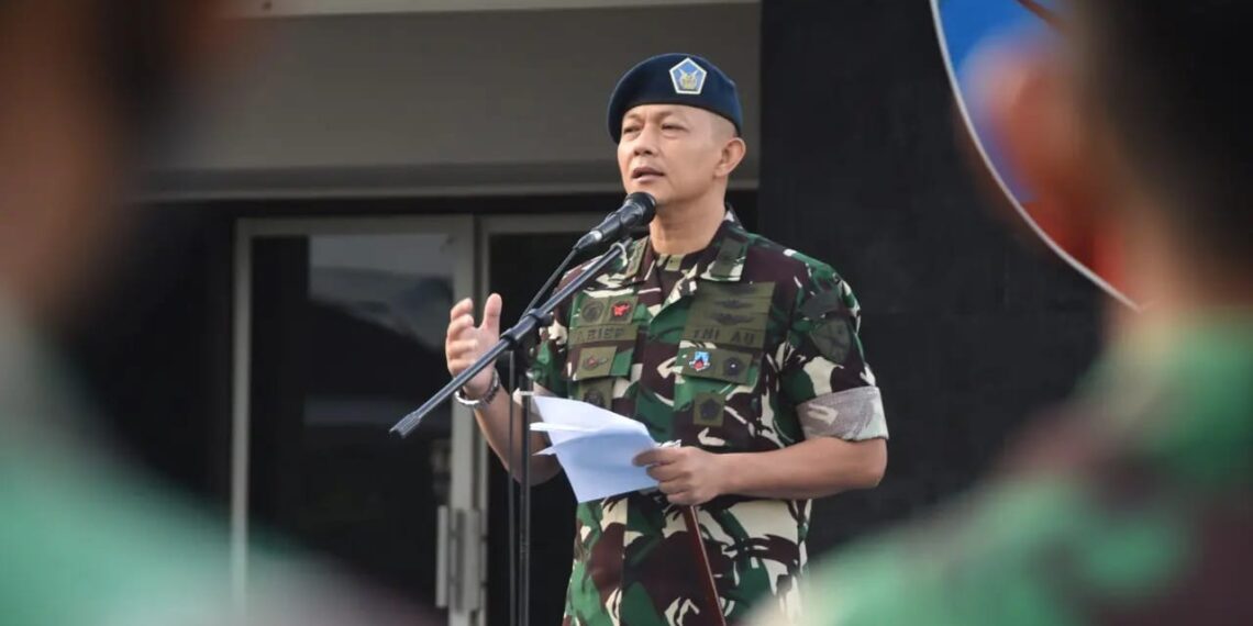 Awali Tugas Sebagai Pimpinan, Danlanud RHF: Mari Bangun Lanud RHF Lebih Baik Lagi Serta Disegani di Kawasan