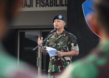 Awali Tugas Sebagai Pimpinan, Danlanud RHF: Mari Bangun Lanud RHF Lebih Baik Lagi Serta Disegani di Kawasan