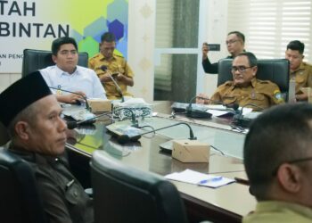 Bersama Presiden, Plt Bupati Bintan Ikuti Pengarahan Pengendalian Inflasi