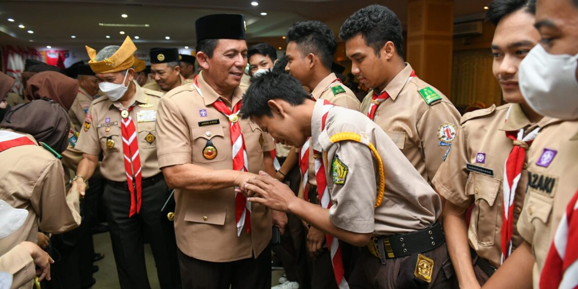 Buka Musda IV Pramuka Kwarda, Gubernur Ansar: Pramuka Pembentuk Generasi Produktif