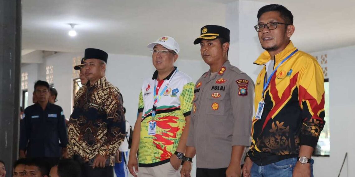 Kapolres Bintan Tinjau Langsung Pengamanan Porprov Kepri ke-V 2022