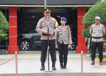 Kapolres Karimun Beri Arahan Sebelum Pengamanan Nataru