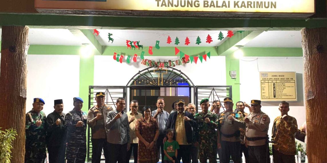Kapolres Karimun Patroli Bersama FKPD Kabupaten Karimun, Tinjau Pengamanan Malam Natal 2022
