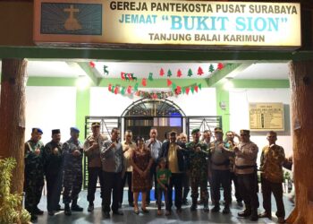Kapolres Karimun Patroli Bersama FKPD Kabupaten Karimun, Tinjau Pengamanan Malam Natal 2022