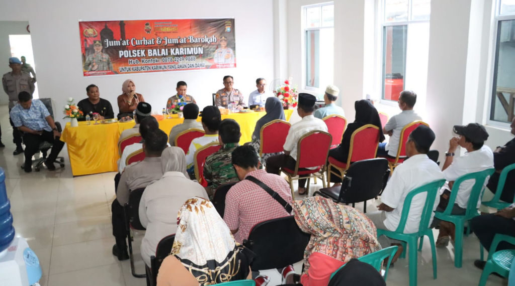 Jumat Curhat, Kapolres Karimun Sambangi Warga Kecamatan Balai Karimun
