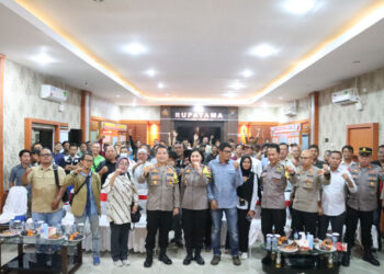 Syukuran Hari Pers Nasional Bersama Polres Karimun