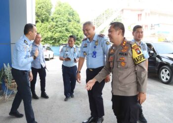 Jalin Sinergitas, Kapolres Karimun Kunjungi Imigrasi Kelas II TPI Tanjung Balai Karimun
