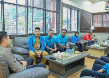 Bangun Sinergitas, KNPI Kabupaten Karimun Silaturahmi Dengan Kapolres Karimun