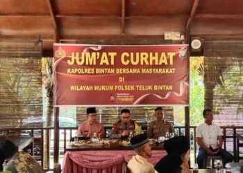Giliran Masyarakat Teluk Bintan Curhat Dengan Kapolres Bintan