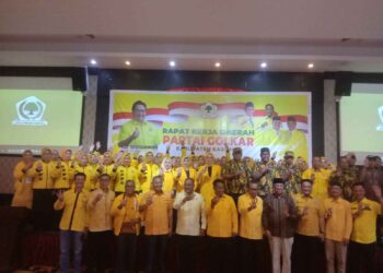Gelar Rakerda Pemenangan Pemilu 2024, Aunur Rafiq Sebut Golkar Diminati Para Tokoh Besar